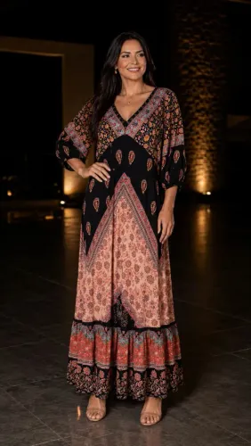 Vestido longo FARM