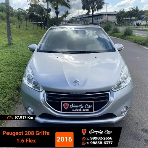 Peugeot 208 Griffe 1.6 Flex 16V 5P Mec. 2016