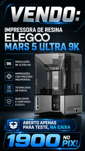 Impressora resina Elegoo Mars 5 Ultra 9k