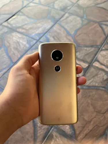 Moto G6 Play Dourado - Retirada de Peças - Tela Trincada - Para Reparo