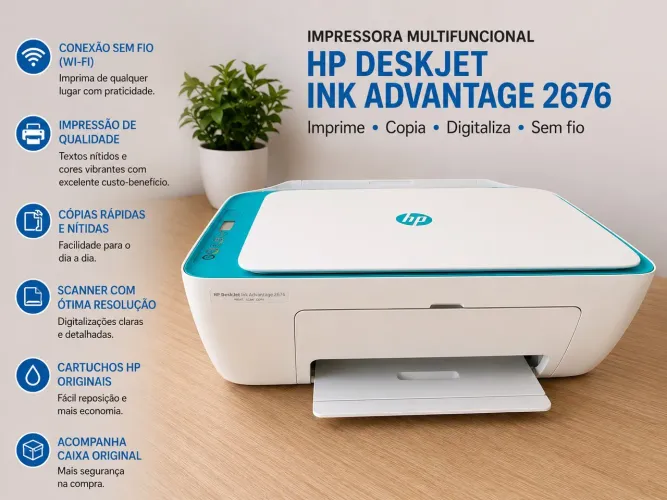 Impressora HP DeskJet Ink Advantage 2676