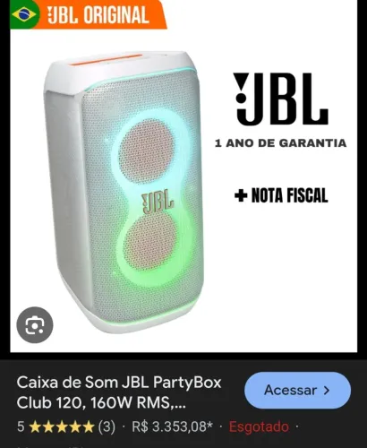 JBL partybox 12swbr