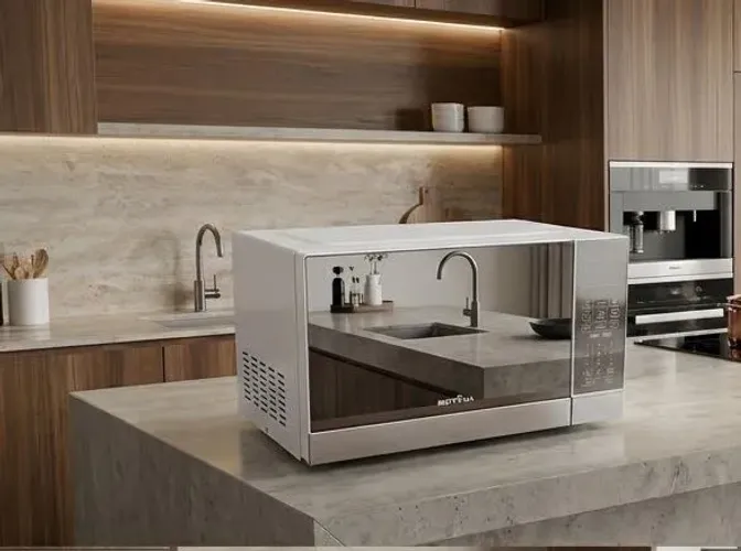 Microondas Britânia 27L funcionando perfeitamente.
