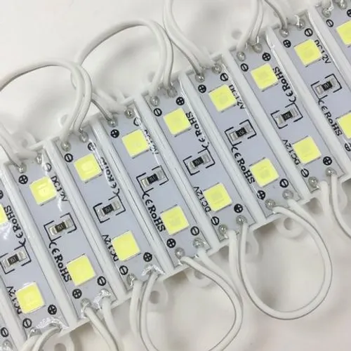 20 Módulo Led 5050 12v 0.7w 2led Ip65 Frio 5050 mini