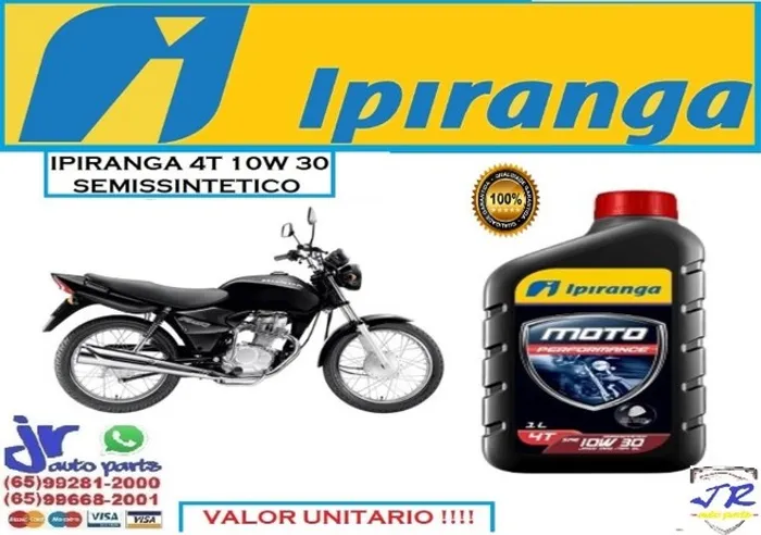 Oleo Ipiranga Moto 4T 10W30 Fan 2008