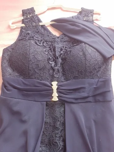 Vestido azul marinho de festa !!!