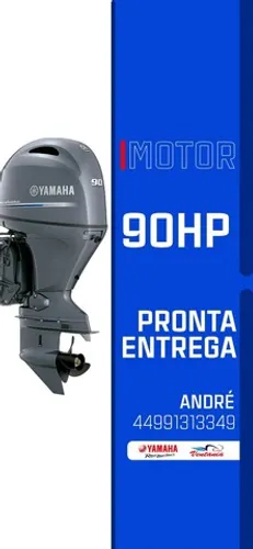 Motor de popa Yamaha f90 a pronta entrega 