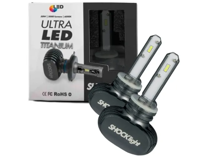 Lâmpada Ultra Led H27 Cobalt / Spin /Trailblazer / I30 - Farol Milha Shocklight