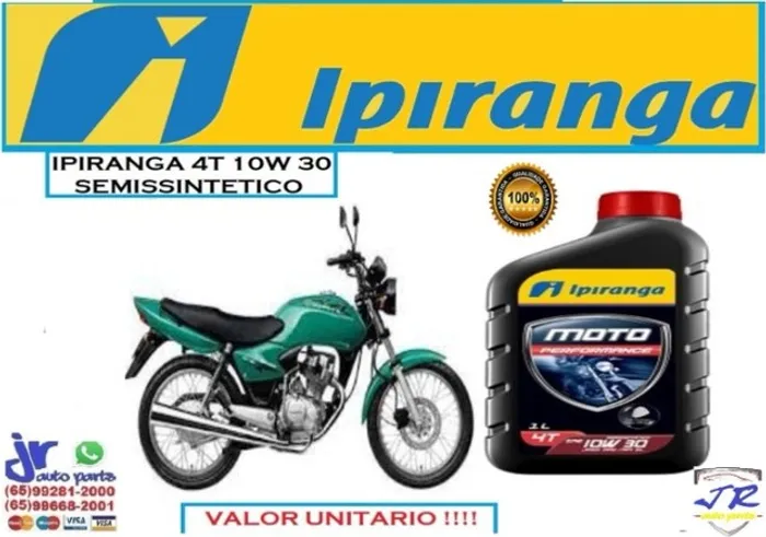 Oleo Ipiranga Moto 4T 10W30 Titan 2002