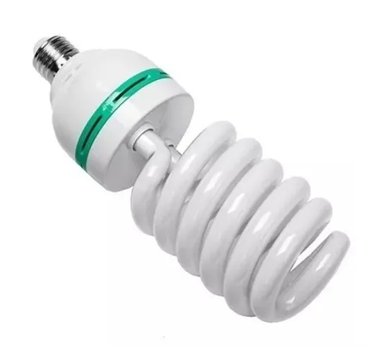 Lâmpada Espiral Fluorescente 150W - 5500k - 220v - Ótima para Softbox / Estúdio