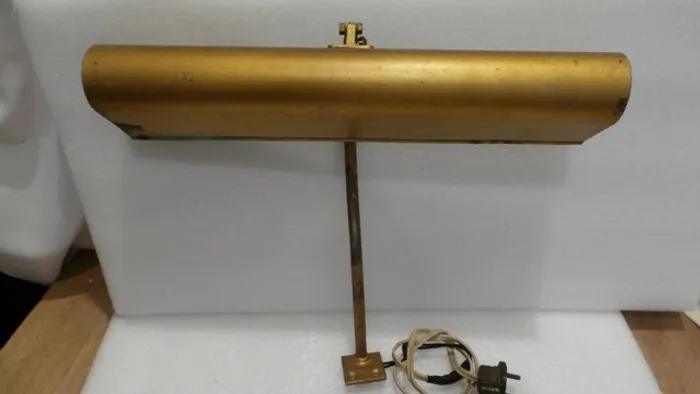 Luminária antiga articulada para quadro precisando de restauração!!