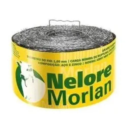 Arame farpado rolo com 500 metros - Nelore - Morlan