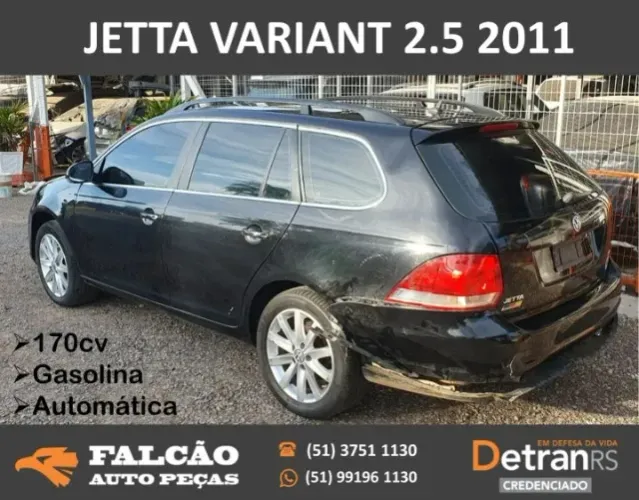 vw jetta variant 2.5 ano 2011 em peças sucata