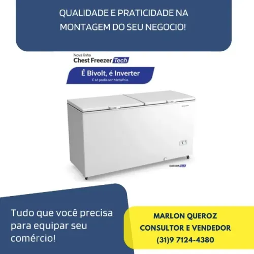 Freezer 543 Litros Metalfrio Bivolt