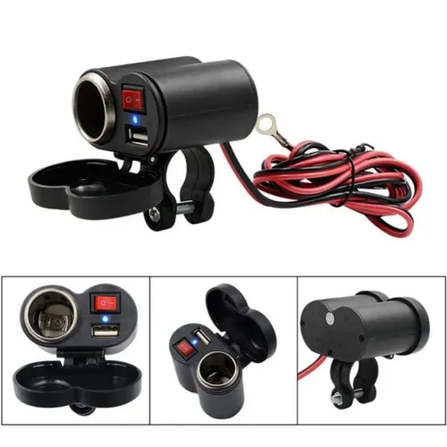 Carregador De Celular Usb Turbo Para Motos Fang