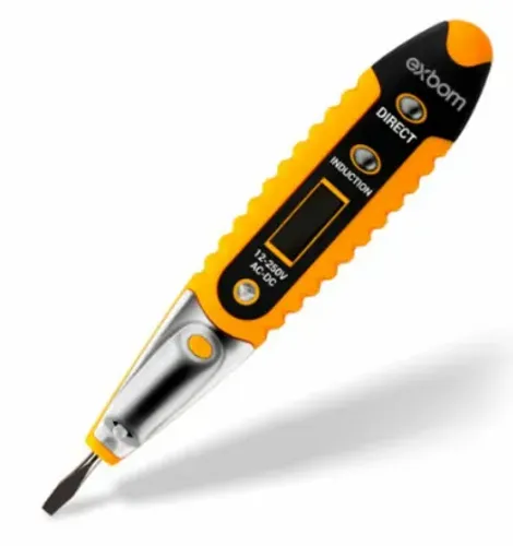 Caneta Detector de Tensão (Voltagem e Corrente Elétrica Digital) LCD AC/DC/12V a 250V z833