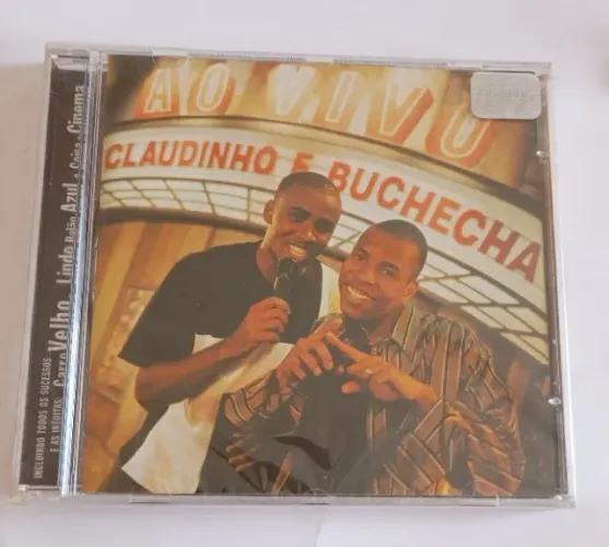 CD Claudinho E Buchecha Ao Vivo 1999 Original ( Lacrado )
