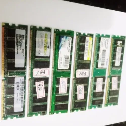 6 Memórias DDR 1 PC raridade-leia o anuncio.