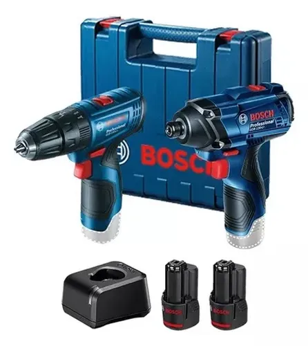 Kit Paraf/furadeira E Chave De Impacto Gdr 120-li 12v Bosch