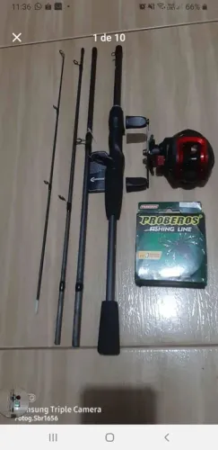 Kit king return + carretilha e linha multifilamento 