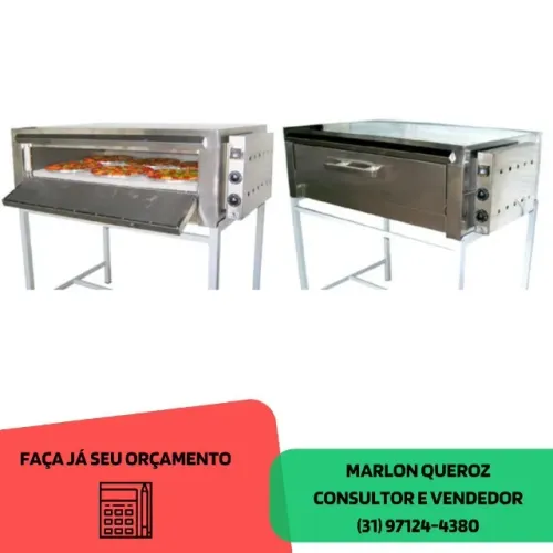 Forno de Pizza Com Pedra Refrataria 22v