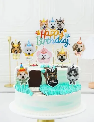 Kit Decoração de aniversário Cachorros