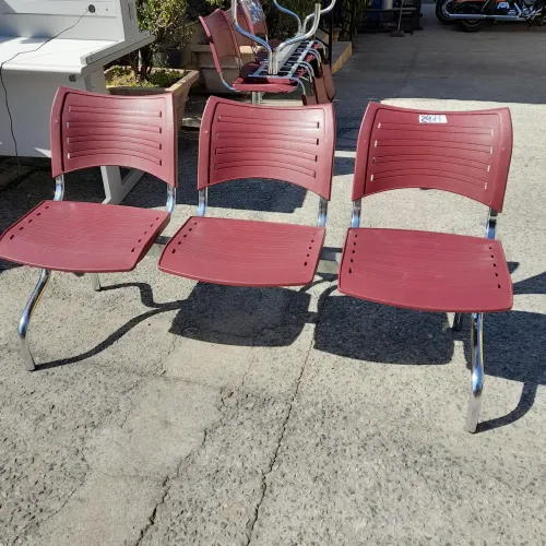 Cadeira de espera 3 lugares - semi nova