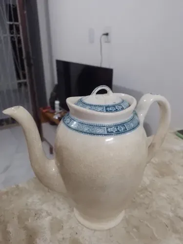 porcelana inglesa jeg meakin com bordas azuis