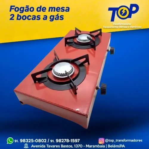 Fogão de Mesa 2 Bocas