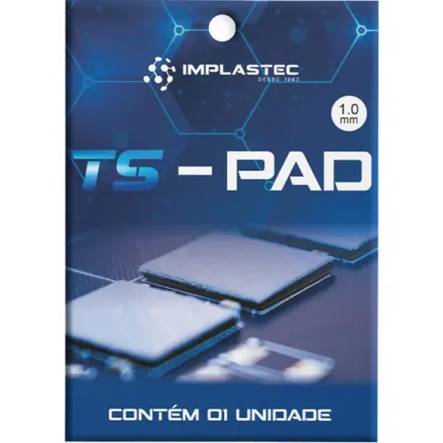 Thermal Pad Implastec Ts Pad 1,0mm 100x100 - 12,8 W/m.K - WZetta