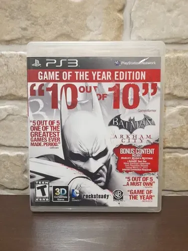 Jogo Batman Arkham City (Game Of The Year Edition)(Sem Manual/Encarte) de PS3