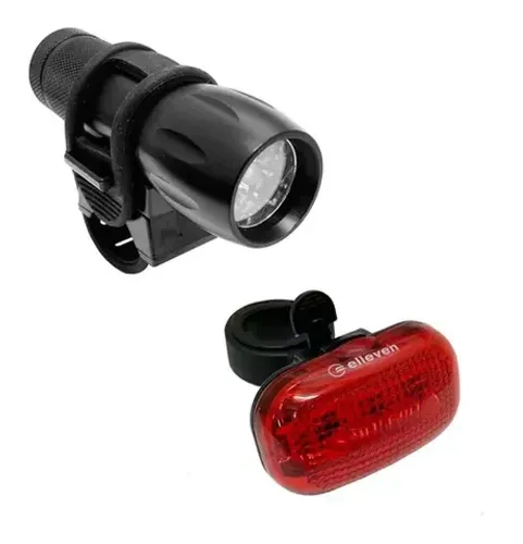 Kit Farol Com Vista Light Traseiro Elleven Bicicleta Bike