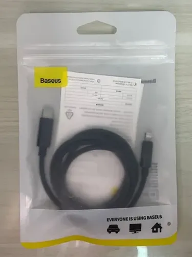 !PROMOÇÃO! Cabo USB-C para Lightning para iPhone de 1m Baseus
