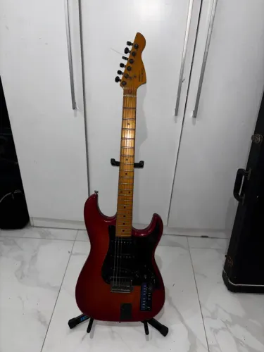 Guitarra Elétrica Casio PG- 300 Vermelha