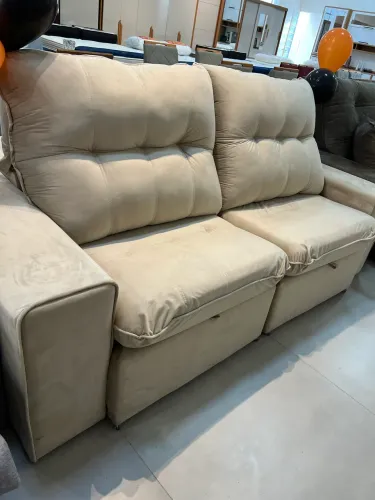 Sofá Retrátil Molas Ensacadas Premium ULTIMA PEÇA 