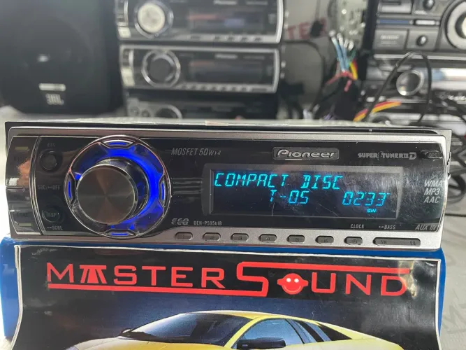 Cd rádio pioneer deh-p5950ib com bluetooth no auxiliar so 599,99