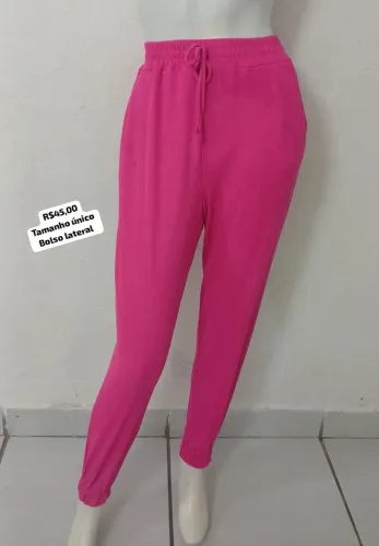 Calça Feminina Rosa Pink Tamanho Único