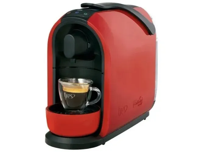 Máquina de Café Multibebidas Três Corações Mimo Vermelha Automática Cápsulas - 220 V