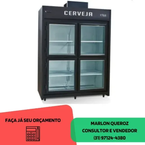 Cervejeira 4 Portas de Vidro Mini Câmara Polar