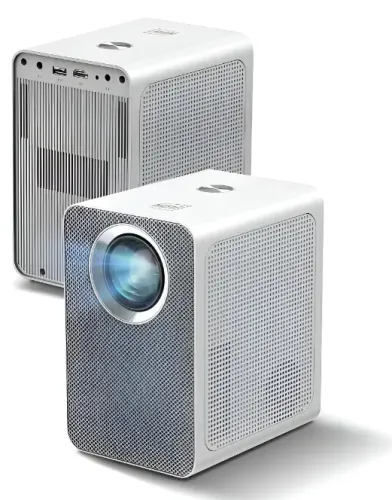 Projetor Aun Et50s Suporte 4k 1080p Nativo Espelhar Android 9 