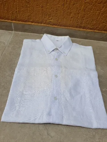 Camisa Manga Curta Linho