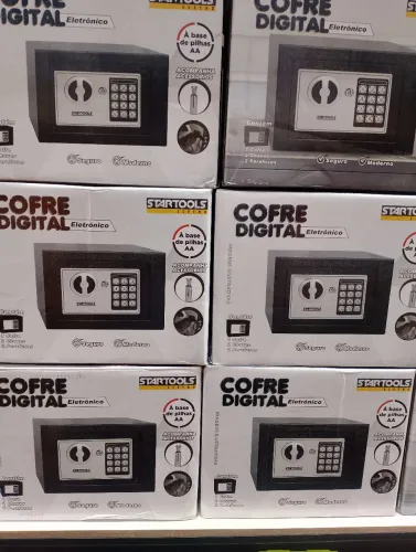 Cofre digital 179,99 reais novos
