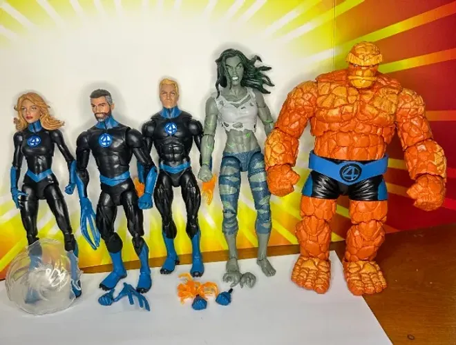 Marvel Legends Quarteto Fantastico e Mulher Hulk Marvel