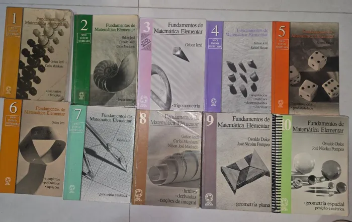 Colecao fundamentos de matemática elementar volumes 1 ao 10
