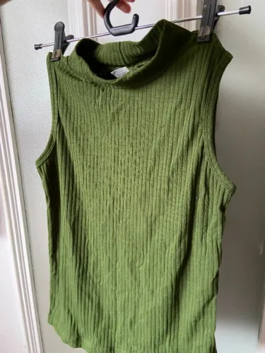 Cropped Verde Canelado