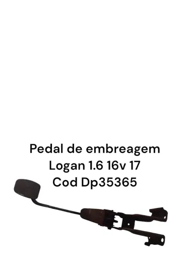 Pedal De Embreagem Logan 1.6 16v 17 Cod Dp35365