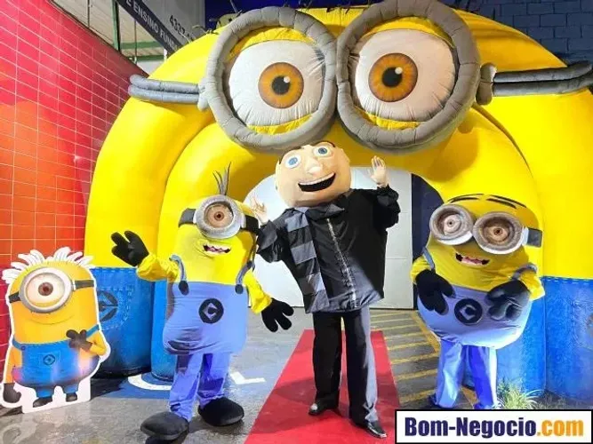 Minions personagens vivos cover Festa Minion