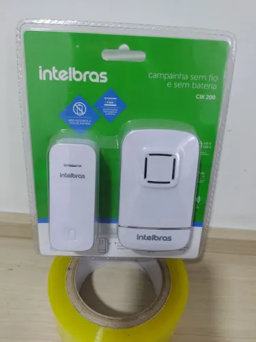 Campainha Intelbras sem fio , sem bateria cik200