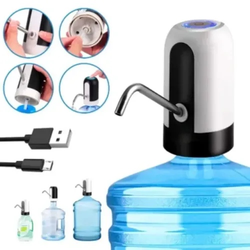 Bomba Elétrica Dispenser Garrafão Galão Água Recarregável