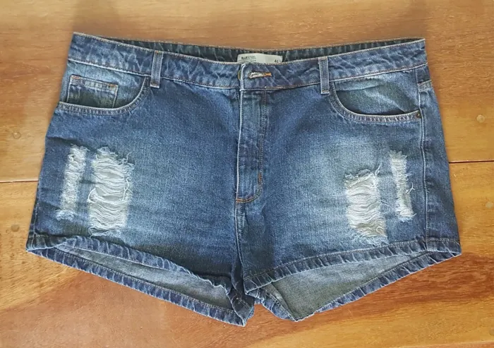 Short Jeans Feminino BLUESTEEL 46